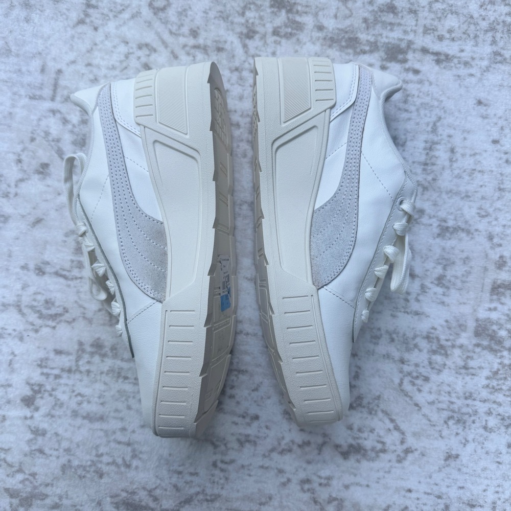 Puma Cali Wedge White Gray Gold Platform Sneakers low top Womens 9 - Picture 7 of 10